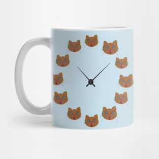 Kitty Clock Mug